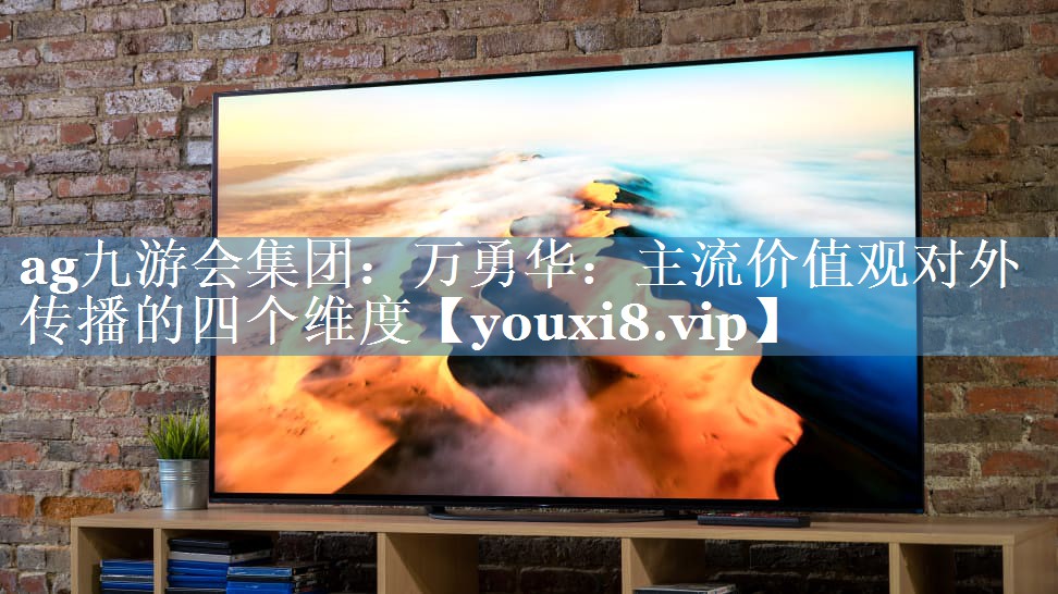 万勇华：主流价值观对外传播的四个维度